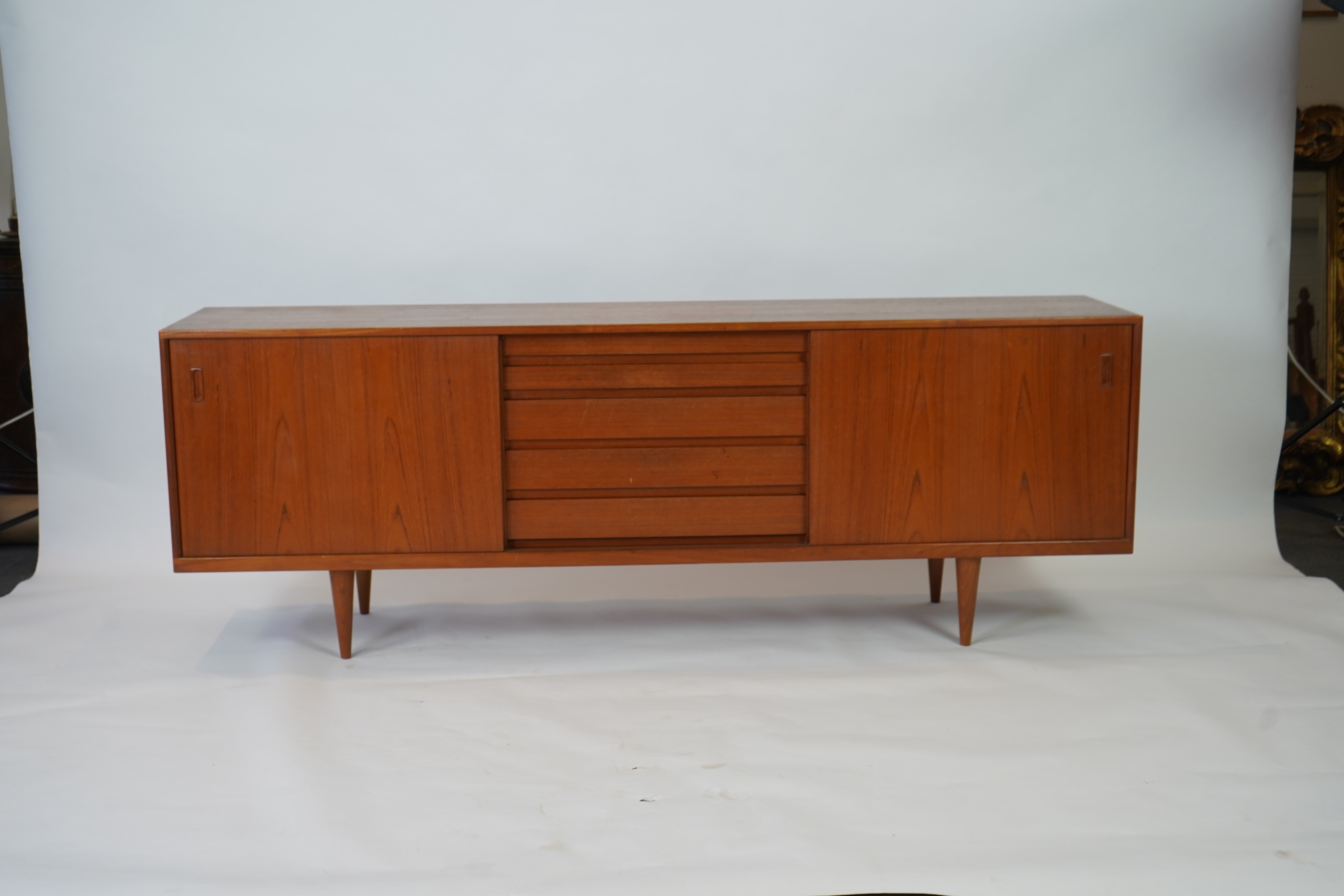 A Scandinavian mid-century sideboard, possibly by Sibast